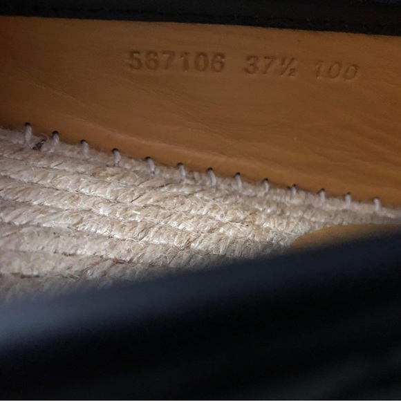 ✨SALE✨Like New!!!Gucci Leather Espadrilles - Picture 10 of 12